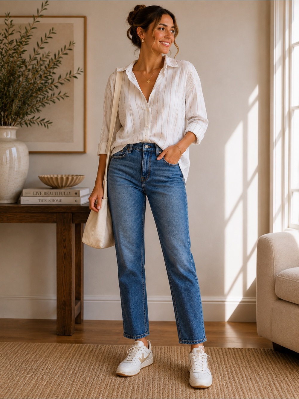 Good American Good Legs Straight Jeans | Size 25 | Mid Rise Slim Straight
